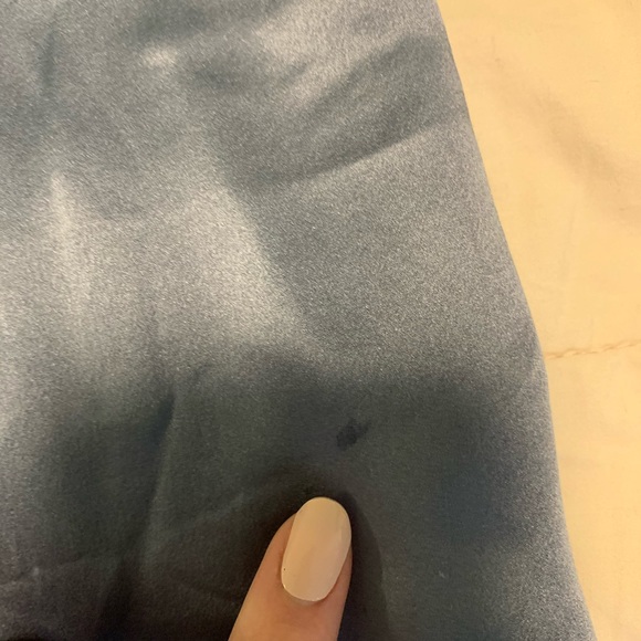 Reformation blue silk lace dress - Picture 5 of 5